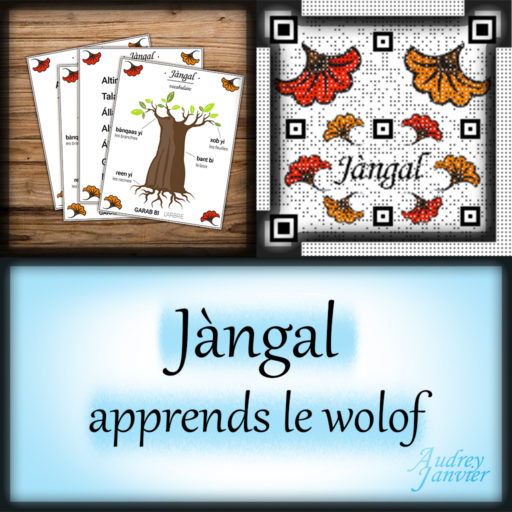 Épingle du Tableau Pinterest pour la collection de produits Jàngal pour apprendre la langue Wolof