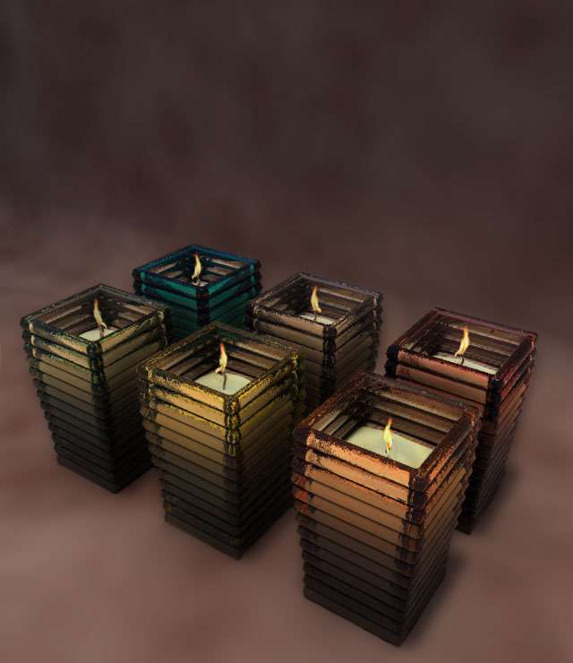 Bougies (candle) avec Vray Modélisation 3D | Portfolio Images de synthèse