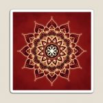 Collection Mandalas de Chakras : Le Chakra Racine rouge (muladhara)