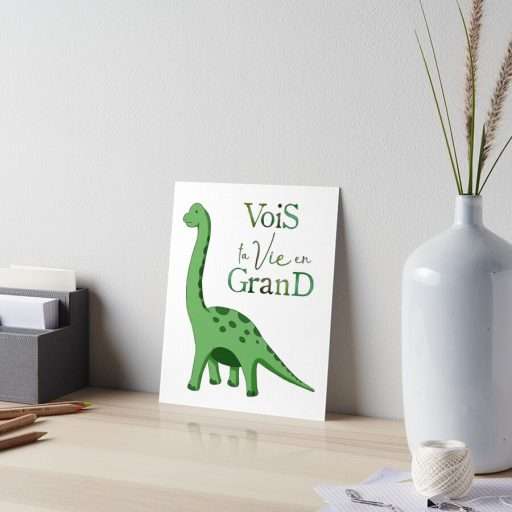 Positive Dino : Le Brachiosaure / Citation inspirante : Vois ta vie en grand