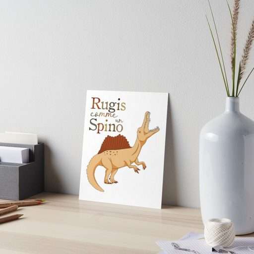 Positive Dino : Le Spinosaure / Citation inspirante : Rugis comme un Spino