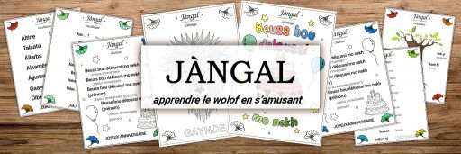 Jàngal, le site pour apprendre le wolof aux enfants en s'amusant, jeux, coloriages, chansons..