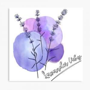 Lavander Vibes, fleur de lavande, création de design pour la saison de l'été, shop les produits sur Redbubble - Audrey Janvier 2024