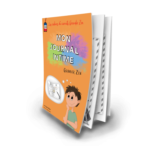 Journal intime pour enfant Grandir Zen – Format broché