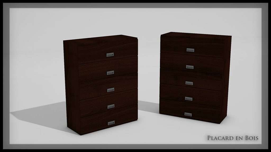 Meuble commode africaine, Modélisation 3D | Portfolio Images de synthèse